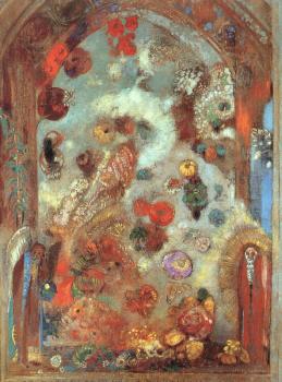 Odilon Redon : Stained Glass Window (Allegory)